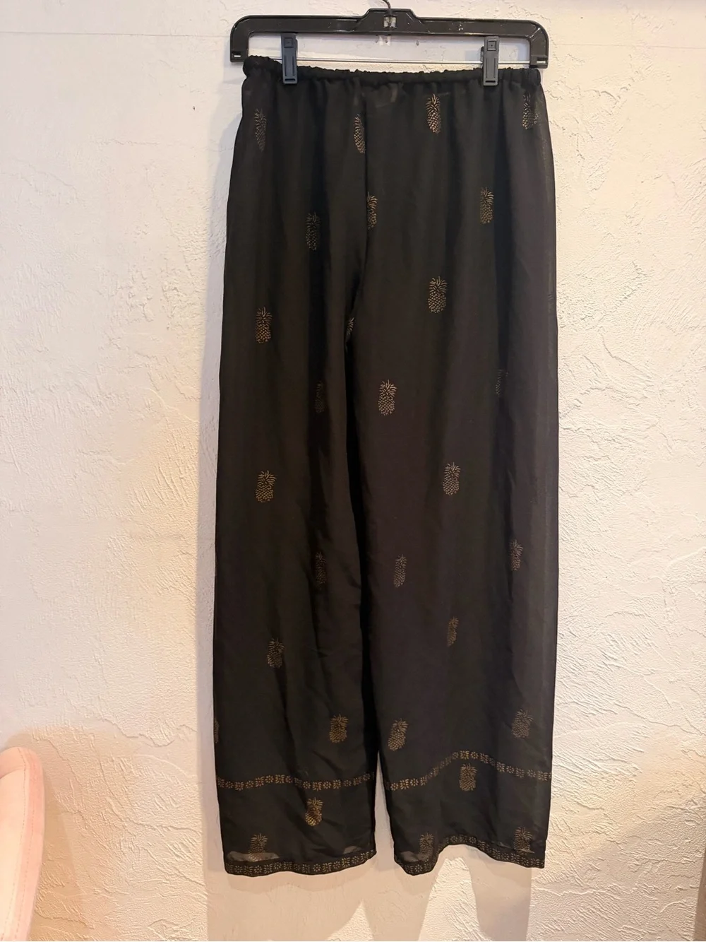 Lightweight Black Women's Swim Coverup Pants